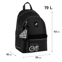 Школьный рюкзак для подростка Kite Education teens 2575M-2 Черный 19л (K25-2575M-2)