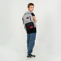 Школьный рюкзак для подростка Kite Education teens 949M Серый с черным 12.5 л (K25-949M)