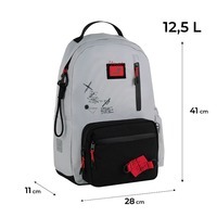 Школьный рюкзак для подростка Kite Education teens 949M Серый с черным 12.5 л (K25-949M)