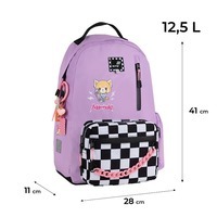 Школьный рюкзак для подростка Kite Education teens 949M Aggretsuko Рожевий 12.5 л (AR25-949M)