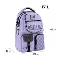 Школьный рюкзак для подростка Kite Education teens 2587M-3 Фиолетовый 17 л (K25-2587M-3)