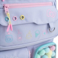 Школьный рюкзак для подростка Kite Education teens 2587M Hello Kitty Серый 17 л (HK25-2587M)