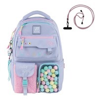 Школьный рюкзак для подростка Kite Education teens 2587M Hello Kitty Серый 17 л (HK25-2587M)