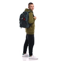 Школьный рюкзак для подростка Kite Education teens 2587M Naruto Shippuden Серый 17 л (NR25-2587M)