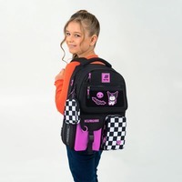 Школьный рюкзак для подростка Kite Education teens 2587M-2 Kuromi Черный 17 л (HK25-2587M-2)