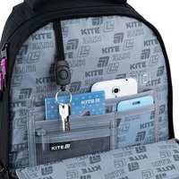 Школьный рюкзак для подростка Kite Education teens 2587M-2 Kuromi Черный 17 л (HK25-2587M-2)