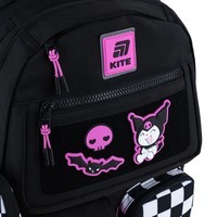 Школьный рюкзак для подростка Kite Education teens 2587M-2 Kuromi Черный 17 л (HK25-2587M-2)