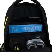 Школьный рюкзак для подростка Kite Education teens 2587M DC Batman Черный 17 л (DC25-2587M)
