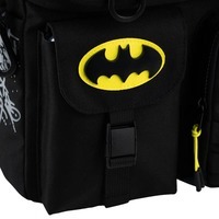 Школьный рюкзак для подростка Kite Education teens 2587M DC Batman Черный 17 л (DC25-2587M)