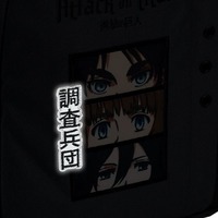 Школьный рюкзак для подростка Kite Education teens 2578M Attack on Titan Серый 17 л (AT25-2578M)