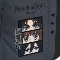 Школьный рюкзак для подростка Kite Education teens 2578M Attack on Titan Серый 17 л (AT25-2578M)