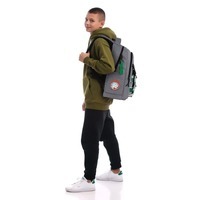 Рюкзак молодежный Kite Education teens 2597L Rick & Morty Серый 24 л (RM25-2597L)