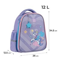 Школьный полукаркасный рюкзак GoPack Education 165S Cute Pony 12л (GO25-165S-1)