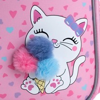 Школьный полукаркасный рюкзак GoPack Education 165S Fluffy Kitten 12л (GO25-165S-2)