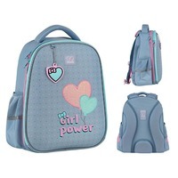Школьный полукаркасный рюкзак GoPack Education 165M Girl Power 15л (GO25-165M-1)