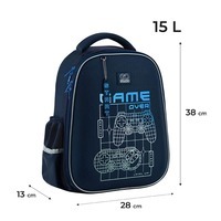Школьный полукаркасный рюкзак GoPack Education 165M Level Up 15л (GO25-165M-7)