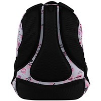 Рюкзак подростковый GoPack Teens 162L-3 Серый/Розовый 19л (GO25-162L-3)