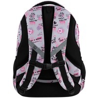 Рюкзак подростковый GoPack Teens 162L-3 Серый/Розовый 19л (GO25-162L-3)