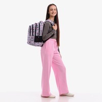 Рюкзак подростковый GoPack Teens 162L-3 Серый/Розовый 19л (GO25-162L-3)