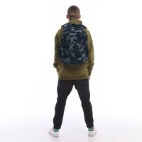 Рюкзак подростковый GoPack Teens 162L-4 Черный/Серый 19л (GO25-162L-4)