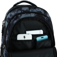 Рюкзак подростковый GoPack Teens 162L-4 Черный/Серый 19л (GO25-162L-4)