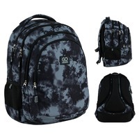 Рюкзак подростковый GoPack Teens 162L-4 Черный/Серый 19л (GO25-162L-4)