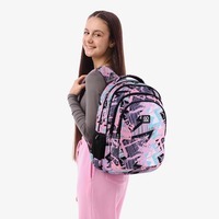 Рюкзак подростковый GoPack Teens 162L-1 Розовый принт 19л (GO25-162L-1)