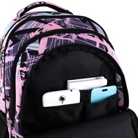 Рюкзак подростковый GoPack Teens 162L-1 Розовый принт 19л (GO25-162L-1)