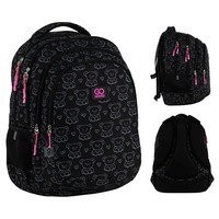 Рюкзак подростковый GoPack Teens 162L-2 Черный 19л (GO25-162L-2)