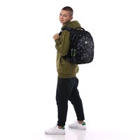 Рюкзак подростковый GoPack Teens 162M-6 Черный 16.5л (GO25-162M-6)