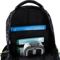 Рюкзак подростковый GoPack Teens 162M-6 Черный 16.5л (GO25-162M-6)