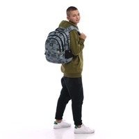 Рюкзак подростковый GoPack Teens 162M-4 Серый 16.5л (GO25-162M-4)