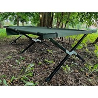 Кровать раскладная Base Camp Camping Bed Olive Green (BCP 10601)