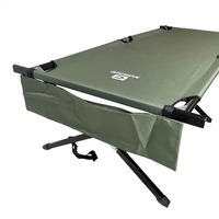 Кровать раскладная Base Camp Camping Bed Olive Green (BCP 10601)