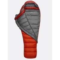 Спальный мешок Rab Alpine 600 -9°C 185 см Regular Left Zip Red Clay (RB QSD-29-RCY-REG-LZ)
