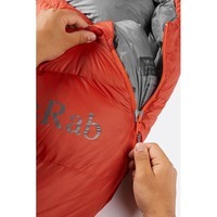 Спальный мешок Rab Alpine 600 -9°C 185 см Regular Left Zip Red Clay (RB QSD-29-RCY-REG-LZ)