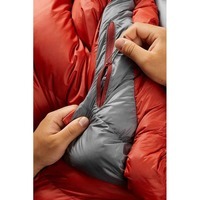 Спальный мешок Rab Alpine 600 -9°C 185 см Regular Left Zip Red Clay (RB QSD-29-RCY-REG-LZ)