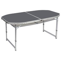 Стол раскладной Bo-Camp Case Model Oval 150x80 cm Grey (DAS303275)