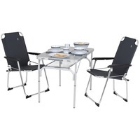 Стол раскладной Bo-Camp Premium 90x60 cm Grey (DAS303276)
