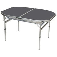 Стол раскладной Bo-Camp Case Model Oval 120x80 cm Grey (DAS303277)