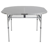 Стол раскладной Bo-Camp Premium Oval 100x70 cm Grey (DAS303284)