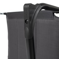 Кровать раскладная Bo-Camp Sun Lounger With Sunscreen 5 Positions Grey (DAS303260)