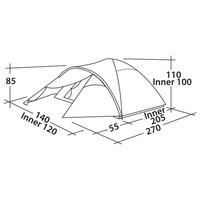 Палатка двухместная Easy Camp Quasar 200 Rustic Green (120394)