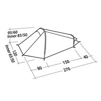 Палатка одноместная Robens Arrow Head (130342)