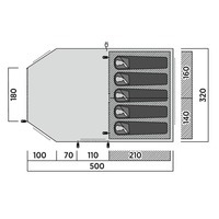 Палатка пятиместная Easy Camp Hamra 5 (931571)