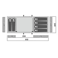 Палатка шестиместная Easy Camp Leka Twin 6 (931554)