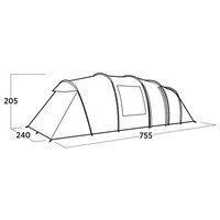 Палатка восьмиместная Easy Camp Leka Twin 8 (931555)