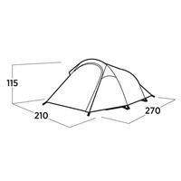 Палатка трехместная Easy Camp Reindal 3 (931544)