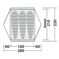 Палатка трехместная Robens Aster 3 Pro (931596)