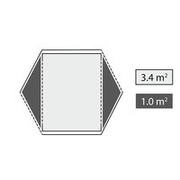Палатка трехместная Robens Aster 3 Pro (931596)
